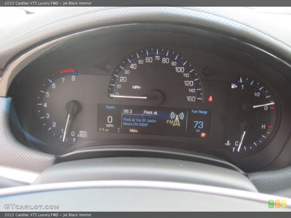 Jet Black Interior Gauges for the 2013 Cadillac XTS Luxury FWD #80176874