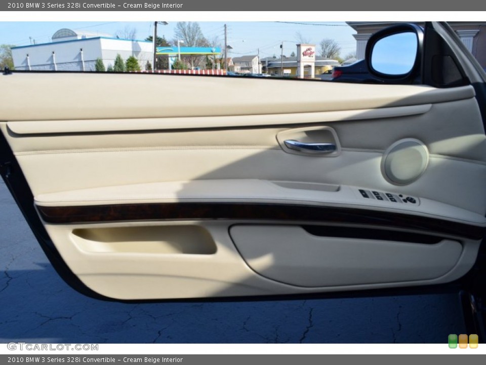 Cream Beige Interior Door Panel for the 2010 BMW 3 Series 328i Convertible #80178433