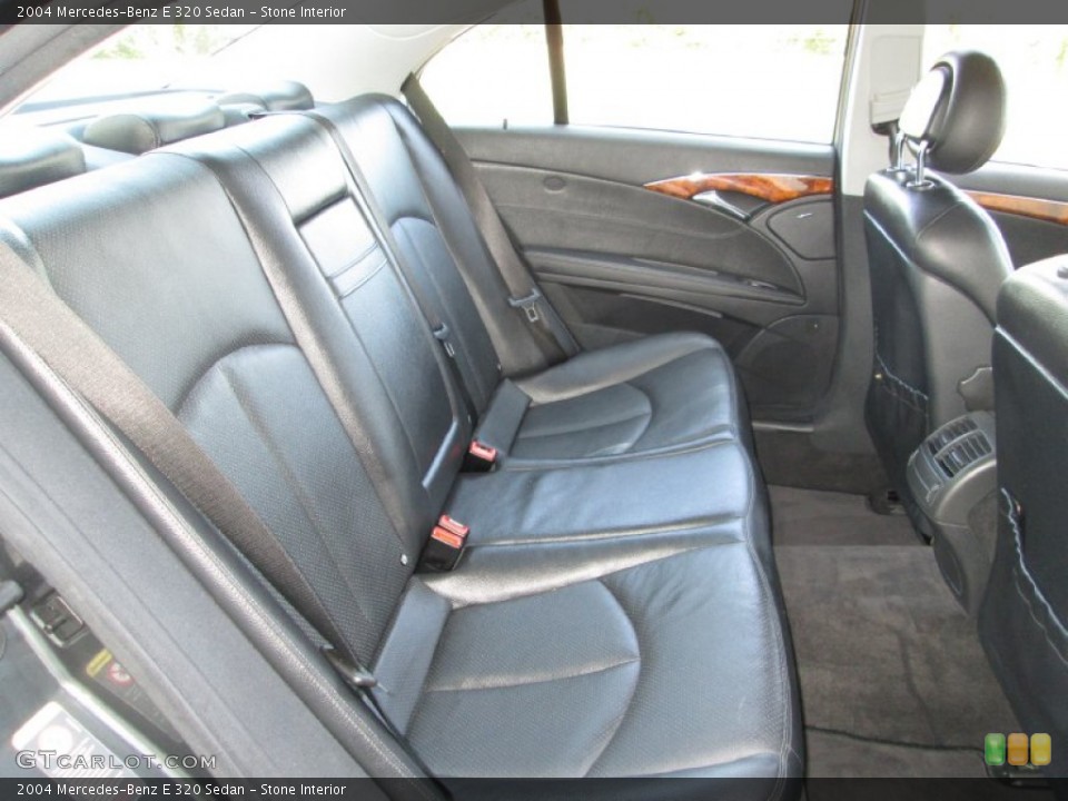 Stone Interior Rear Seat for the 2004 Mercedes-Benz E 320 Sedan #80179648
