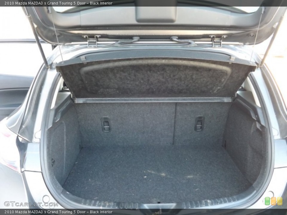 Black Interior Trunk for the 2010 Mazda MAZDA3 s Grand Touring 5 Door #80180882