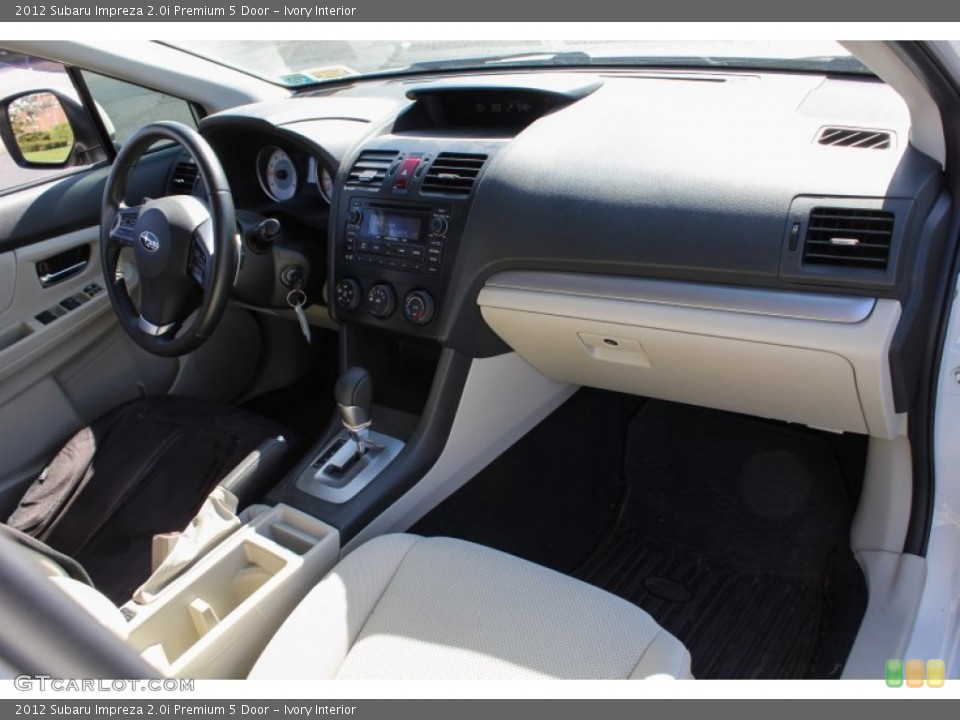 Ivory Interior Dashboard for the 2012 Subaru Impreza 2.0i Premium 5 Door #80181019