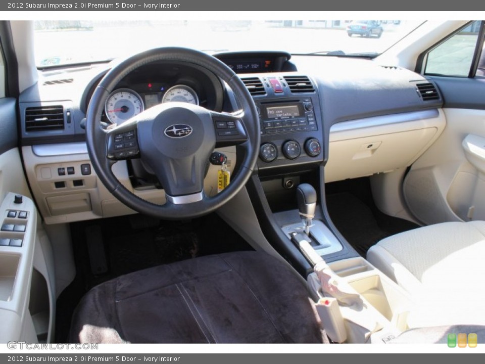 Ivory Interior Prime Interior for the 2012 Subaru Impreza 2.0i Premium 5 Door #80181166