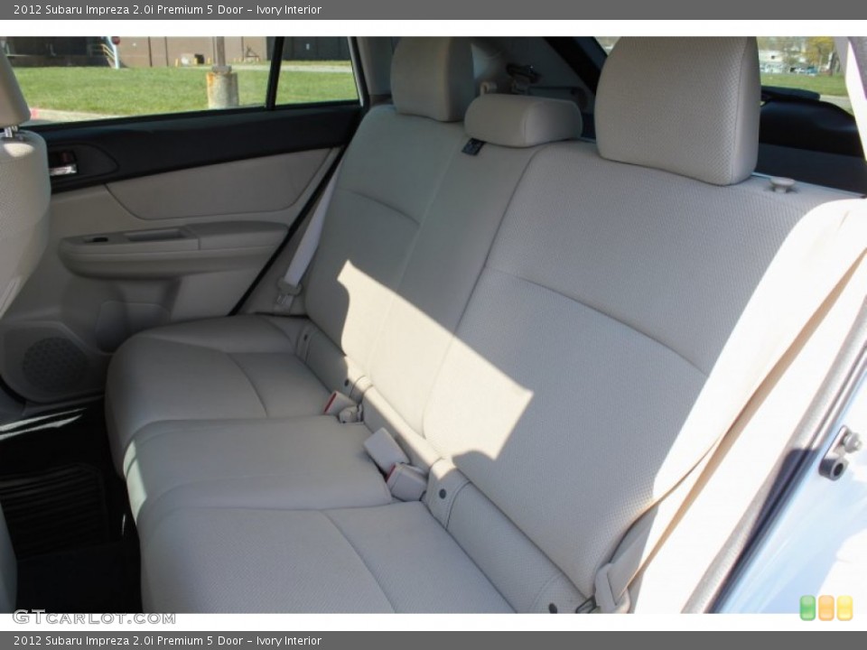 Ivory Interior Rear Seat for the 2012 Subaru Impreza 2.0i Premium 5 Door #80181184