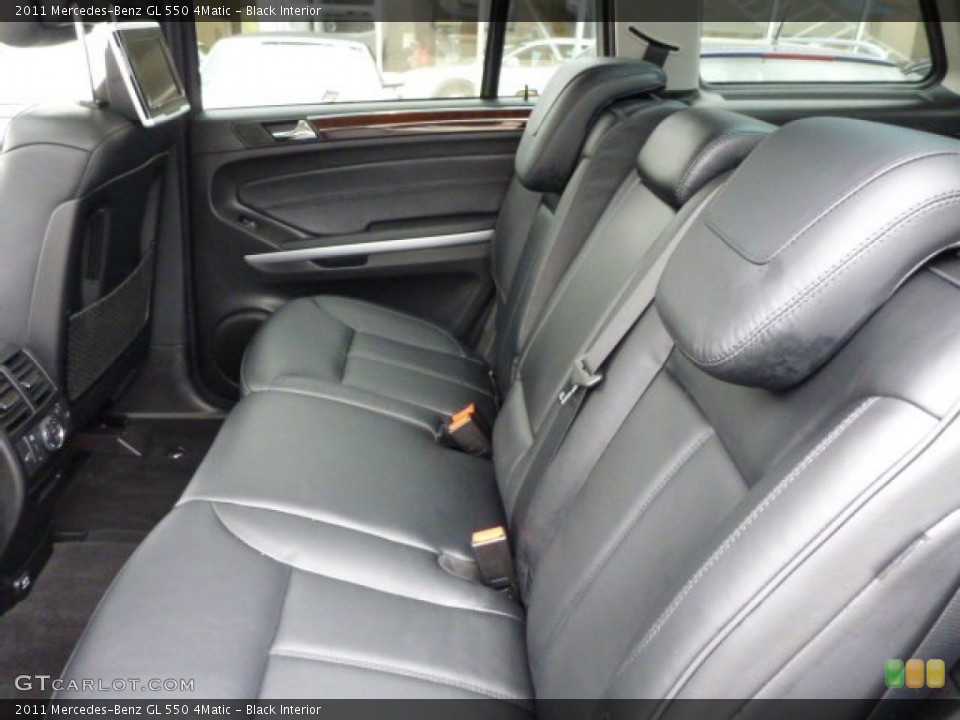 Black Interior Rear Seat for the 2011 Mercedes-Benz GL 550 4Matic #80181274