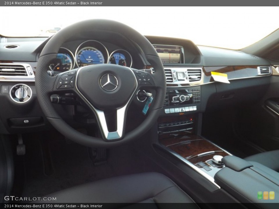 Black Interior Dashboard for the 2014 Mercedes-Benz E 350 4Matic Sedan #80181352