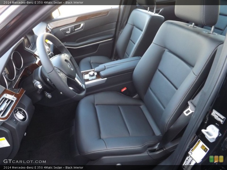 Black Interior Front Seat for the 2014 Mercedes-Benz E 350 4Matic Sedan #80181394