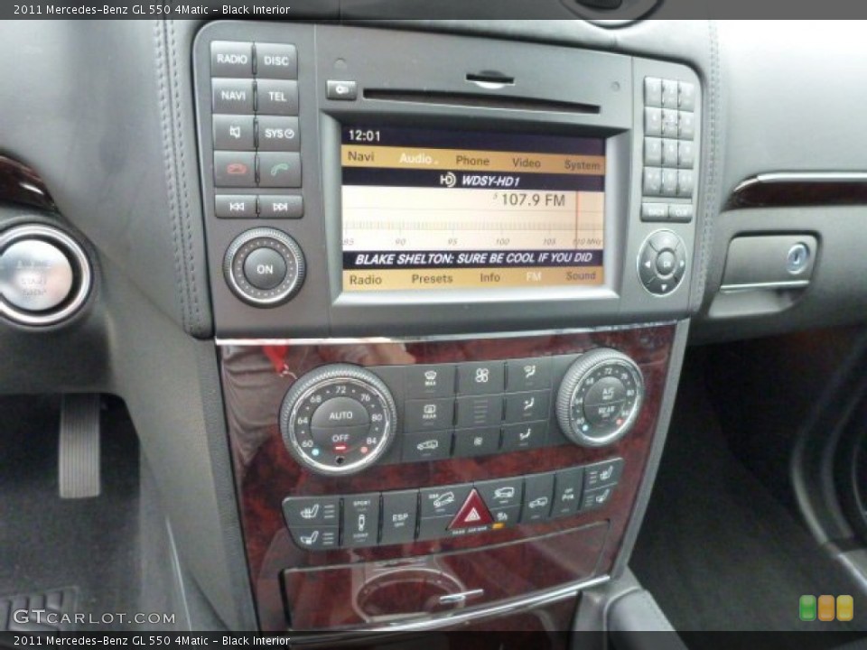 Black Interior Controls for the 2011 Mercedes-Benz GL 550 4Matic #80181418