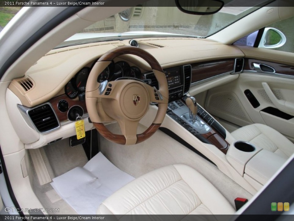 Luxor Beige/Cream Interior Photo for the 2011 Porsche Panamera 4 #80181636