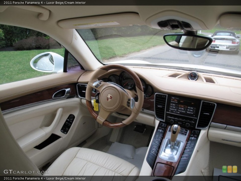 Luxor Beige/Cream Interior Dashboard for the 2011 Porsche Panamera 4 #80181674