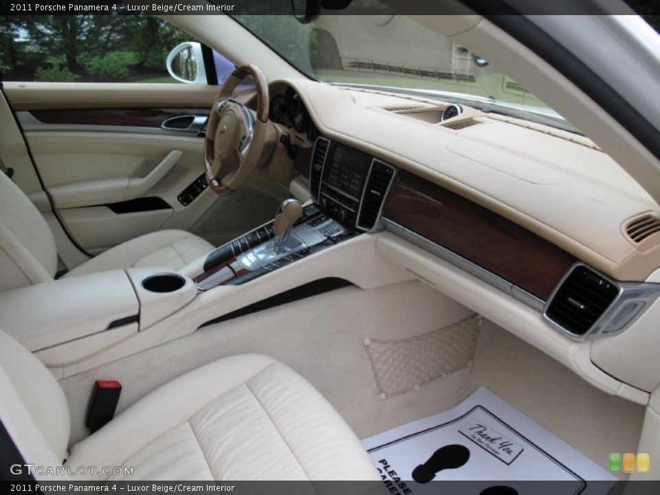 Luxor Beige/Cream Interior Dashboard for the 2011 Porsche Panamera 4 #80181754