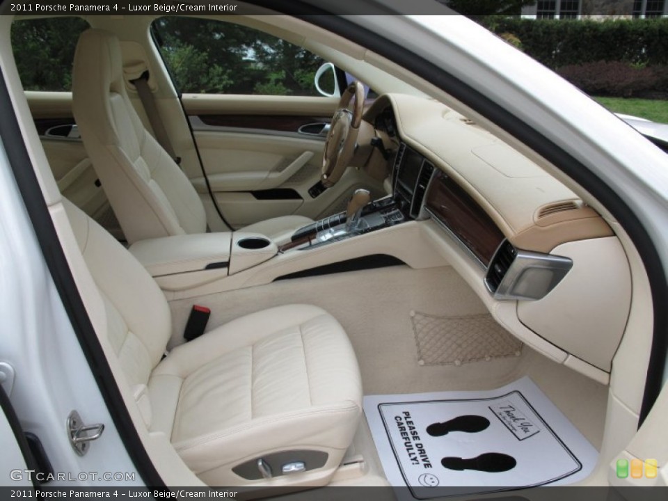 Luxor Beige/Cream 2011 Porsche Panamera Interiors