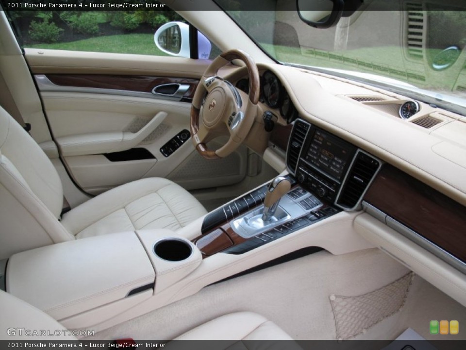 Luxor Beige/Cream Interior Dashboard for the 2011 Porsche Panamera 4 #80181795