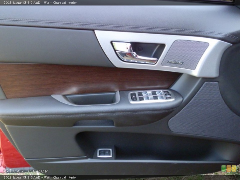 Warm Charcoal Interior Door Panel for the 2013 Jaguar XF 3.0 AWD #80182219