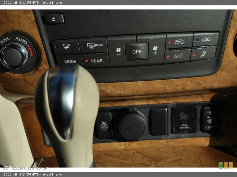 Wheat Interior Controls for the 2011 Infiniti QX 56 4WD #80182934