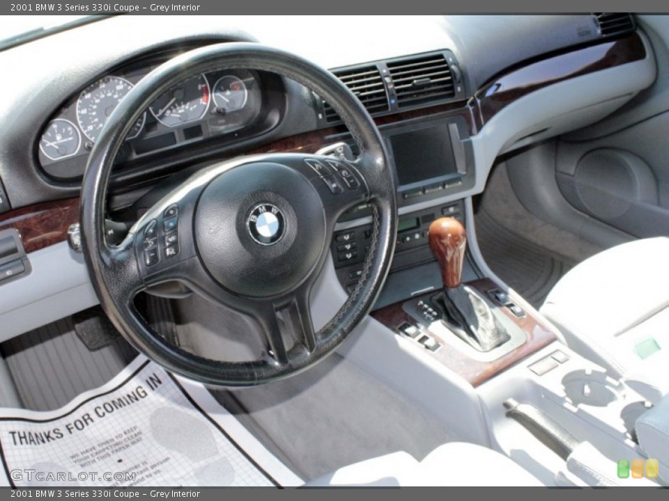 Grey Interior Photo for the 2001 BMW 3 Series 330i Coupe #80183149