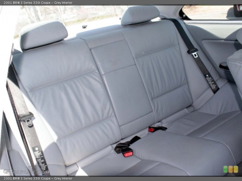 Grey Interior Rear Seat for the 2001 BMW 3 Series 330i Coupe #80183362