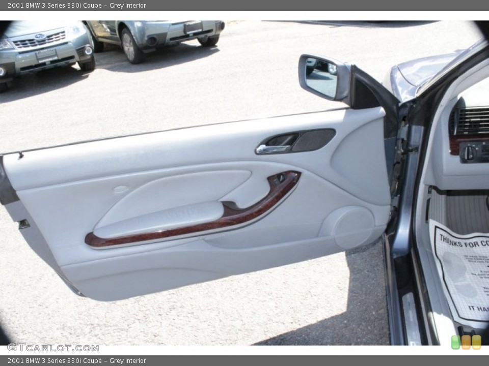 Grey Interior Door Panel for the 2001 BMW 3 Series 330i Coupe #80183475