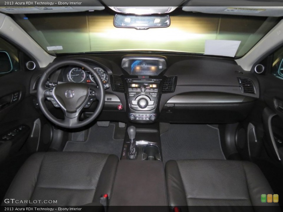 Ebony Interior Dashboard for the 2013 Acura RDX Technology #80183914