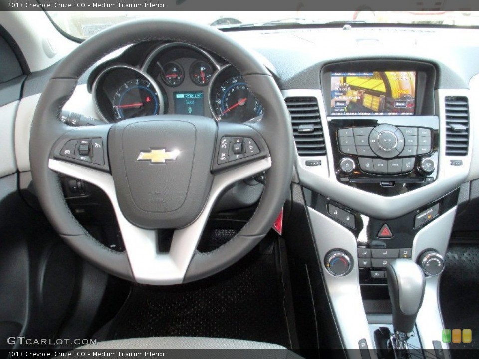 Medium Titanium Interior Dashboard for the 2013 Chevrolet Cruze ECO #80184711