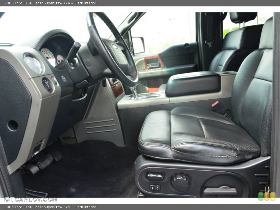Black Interior Photo for the 2006 Ford F150 Lariat SuperCrew 4x4 #80185240