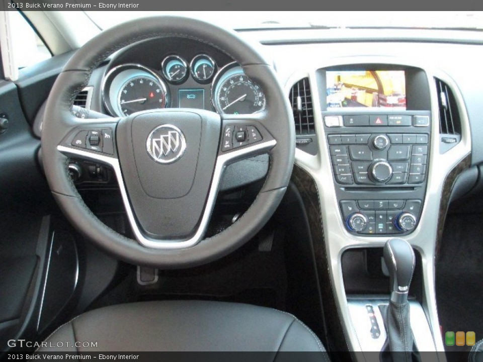 Ebony Interior Dashboard for the 2013 Buick Verano Premium #80185654