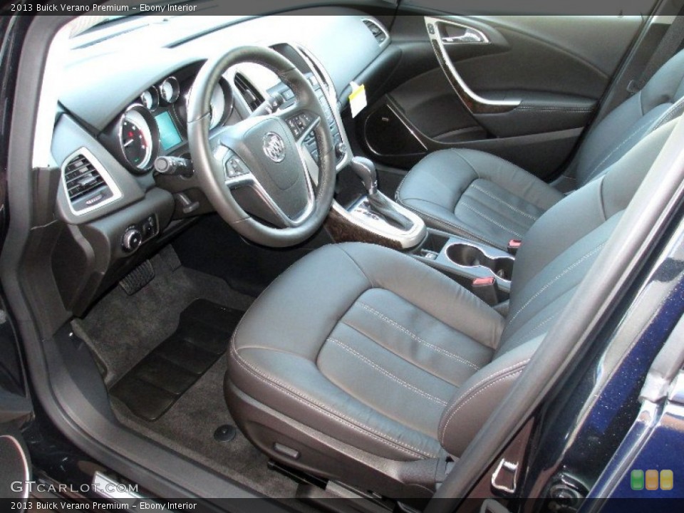 Ebony Interior Photo for the 2013 Buick Verano Premium #80185867