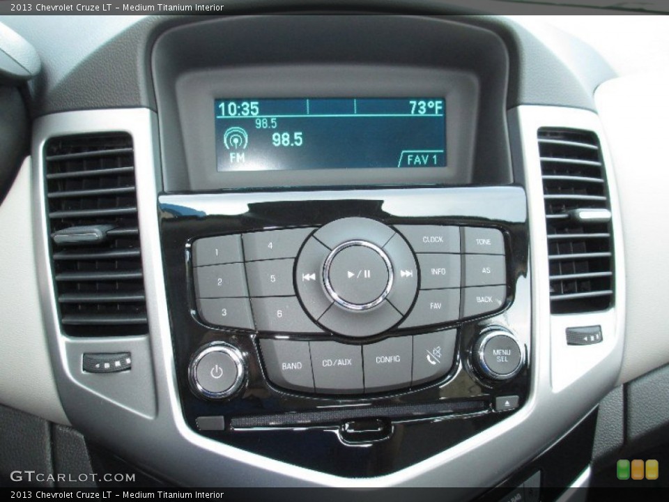 Medium Titanium Interior Controls for the 2013 Chevrolet Cruze LT #80188333
