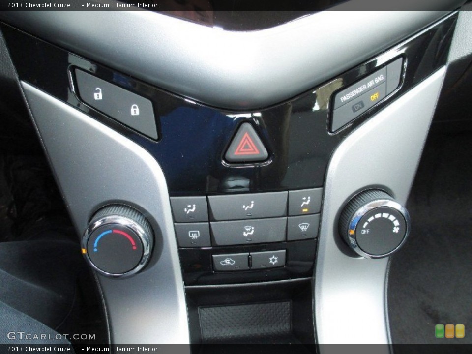 Medium Titanium Interior Controls for the 2013 Chevrolet Cruze LT #80188672