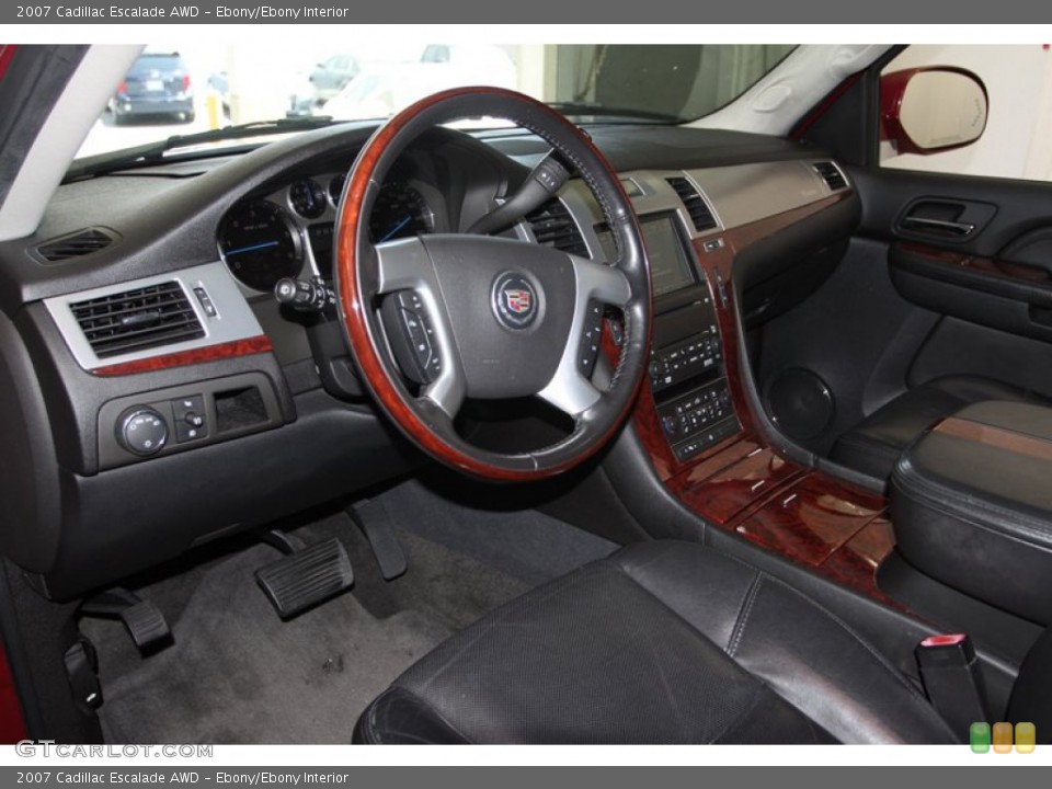 Ebony/Ebony Interior Prime Interior for the 2007 Cadillac Escalade AWD #80188735