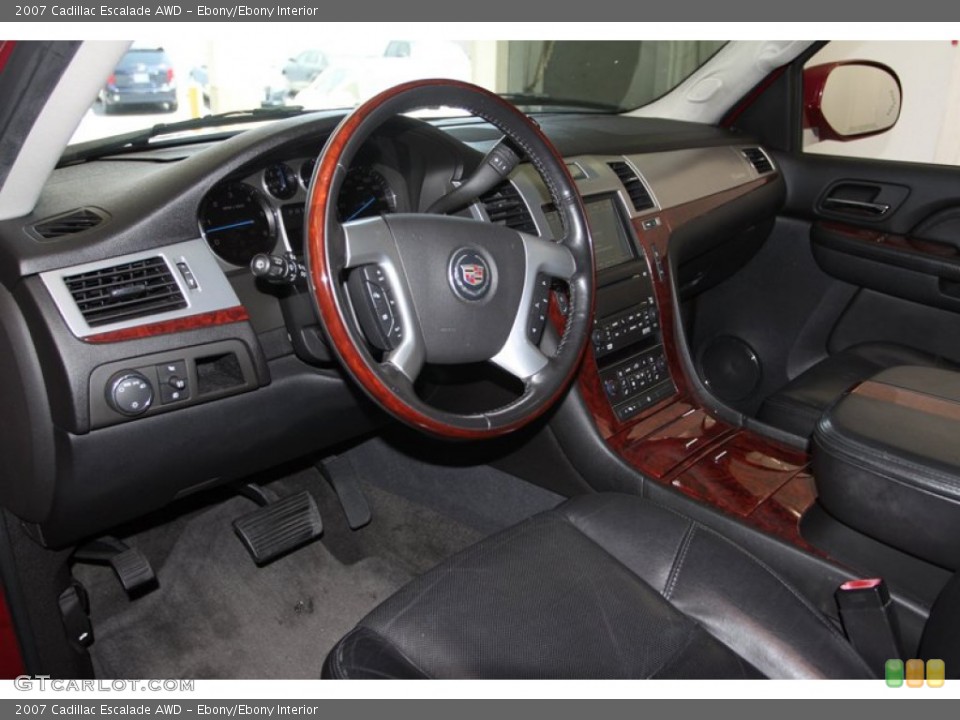 Ebony/Ebony 2007 Cadillac Escalade Interiors