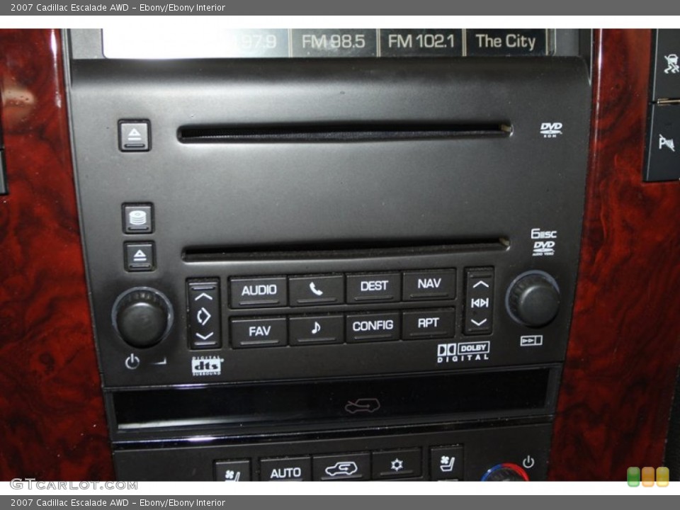 Ebony/Ebony Interior Controls for the 2007 Cadillac Escalade AWD #80188993