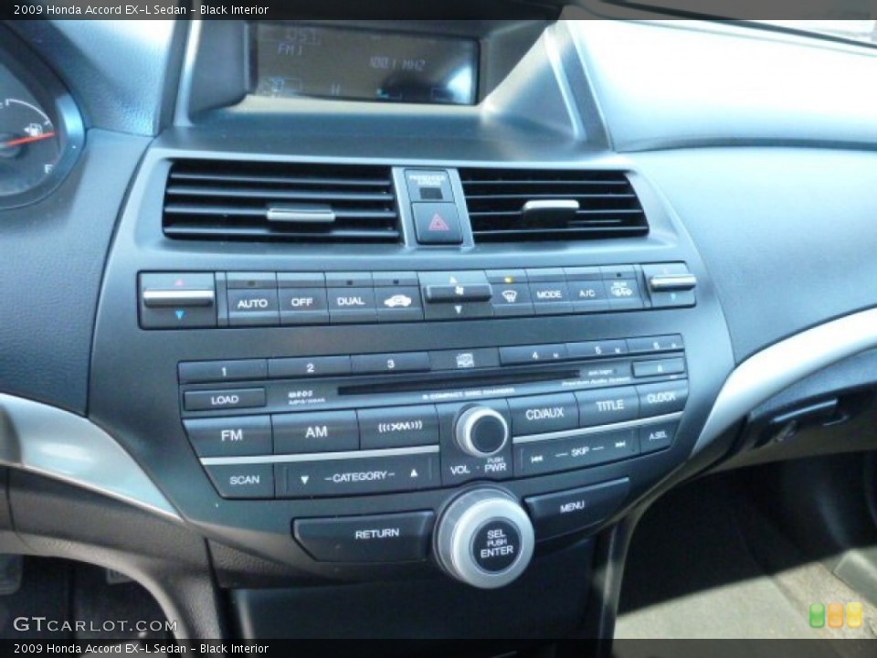 Black Interior Controls for the 2009 Honda Accord EX-L Sedan #80189932
