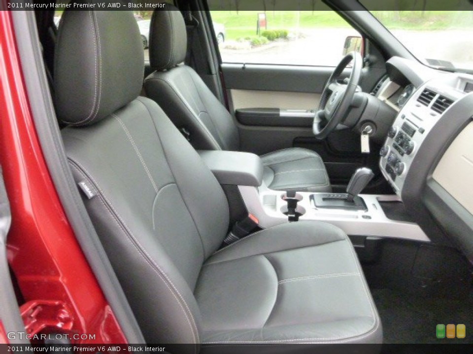 Black Interior Photo for the 2011 Mercury Mariner Premier V6 AWD #80190365