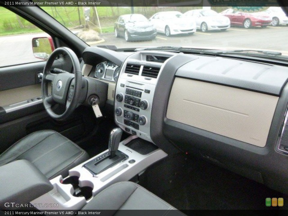 Black Interior Dashboard for the 2011 Mercury Mariner Premier V6 AWD #80190380