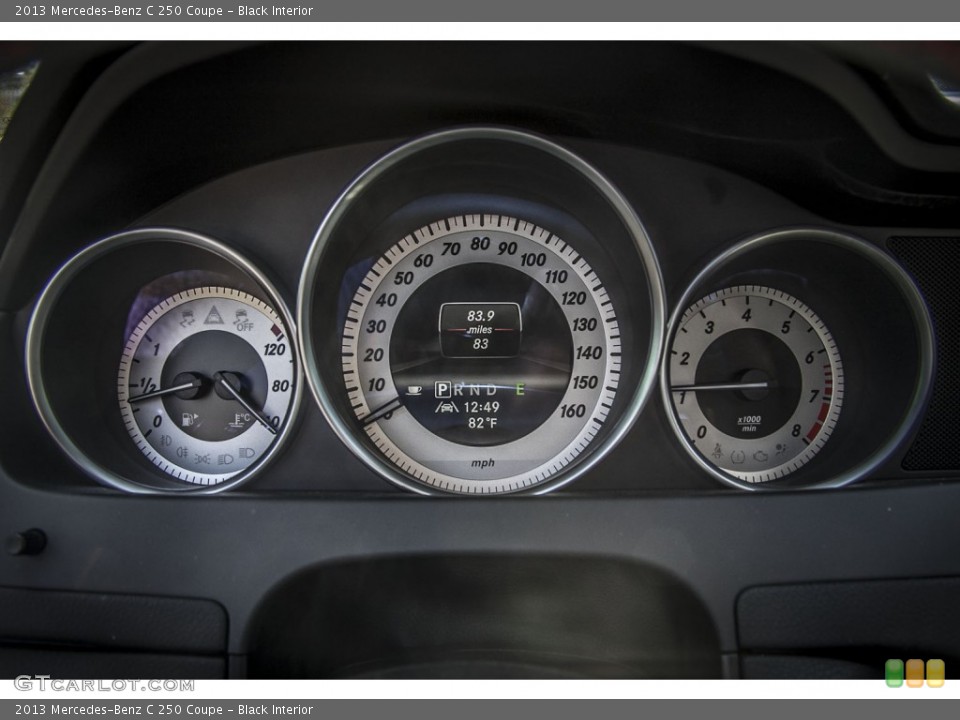 Black Interior Gauges for the 2013 Mercedes-Benz C 250 Coupe #80191117
