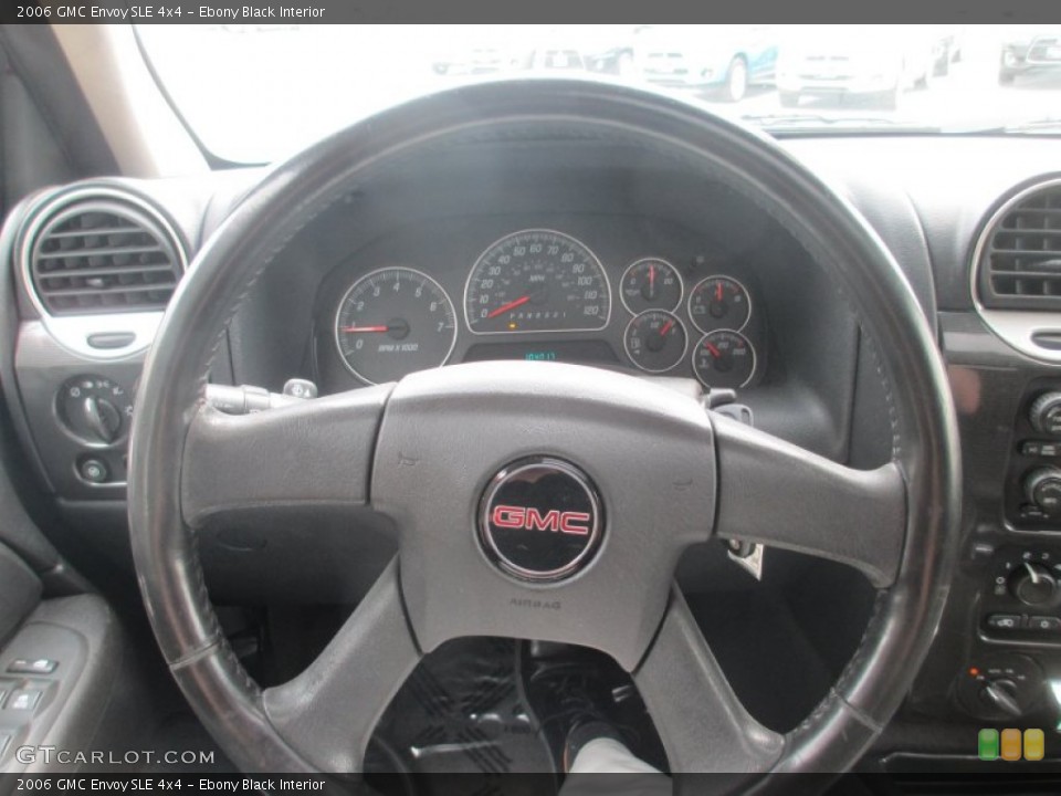 Ebony Black Interior Steering Wheel for the 2006 GMC Envoy SLE 4x4 #80191272