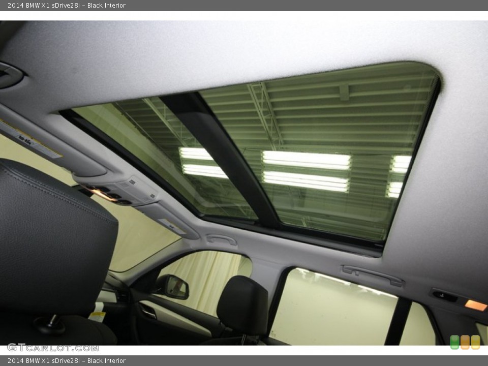 Black Interior Sunroof for the 2014 BMW X1 sDrive28i #80191825