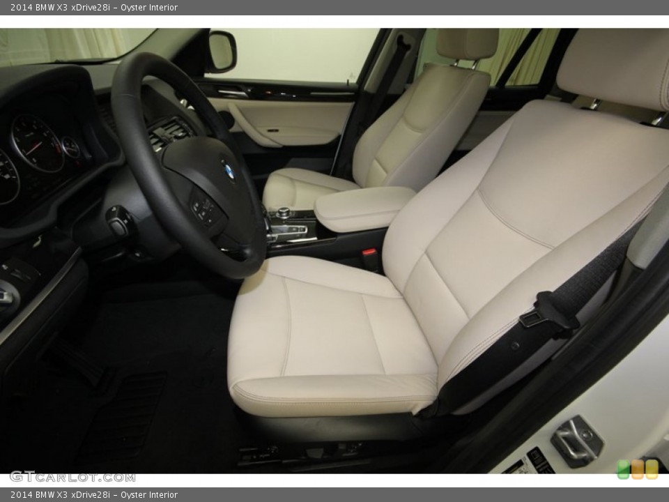 Oyster Interior Front Seat for the 2014 BMW X3 xDrive28i #80191948
