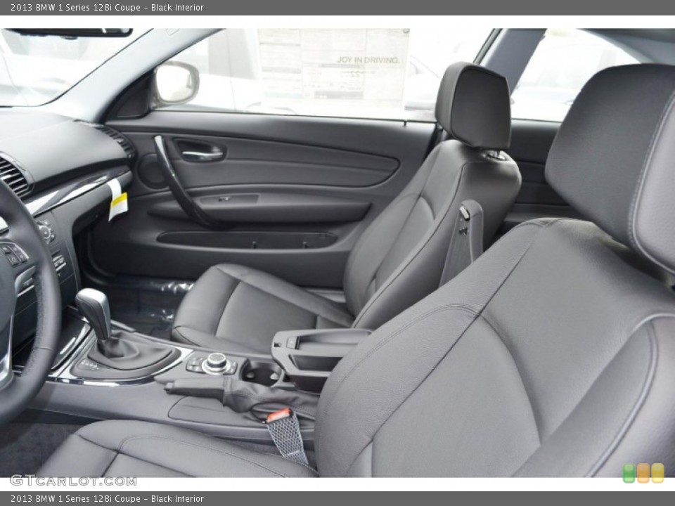 Black Interior Photo for the 2013 BMW 1 Series 128i Coupe #80192317