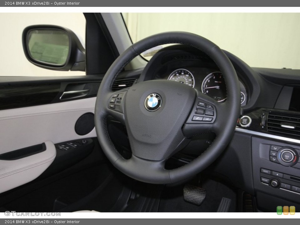 Oyster Interior Steering Wheel for the 2014 BMW X3 xDrive28i #80192388
