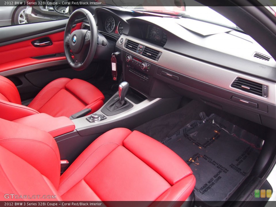 Coral Red/Black Interior Dashboard for the 2012 BMW 3 Series 328i Coupe #80193157