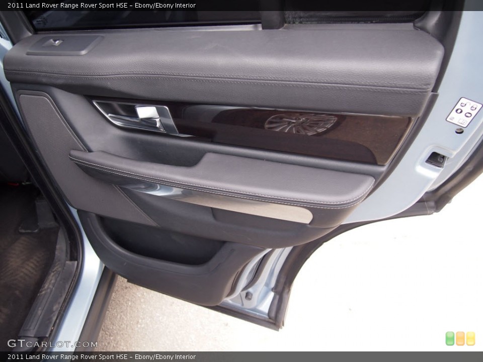 Ebony/Ebony Interior Door Panel for the 2011 Land Rover Range Rover Sport HSE #80194195