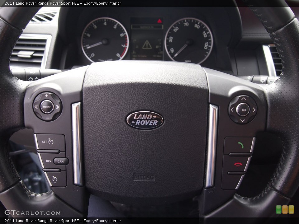 Ebony/Ebony Interior Controls for the 2011 Land Rover Range Rover Sport HSE #80194430