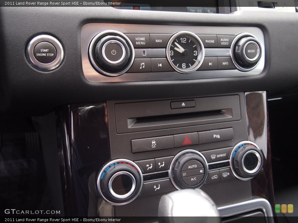 Ebony/Ebony Interior Controls for the 2011 Land Rover Range Rover Sport HSE #80194480