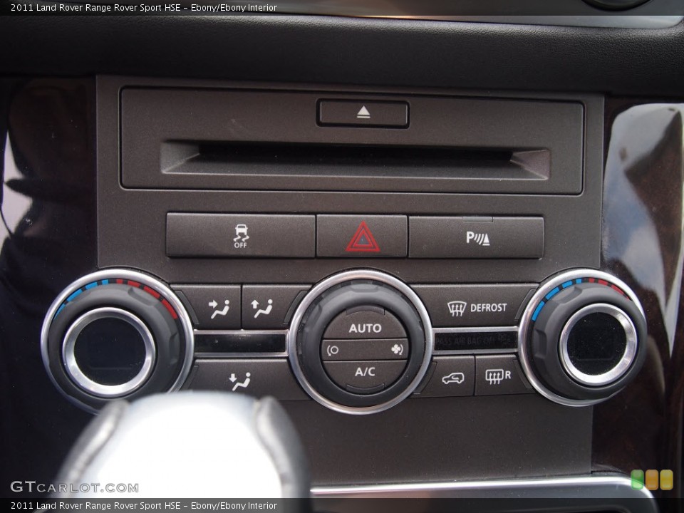 Ebony/Ebony Interior Controls for the 2011 Land Rover Range Rover Sport HSE #80194505