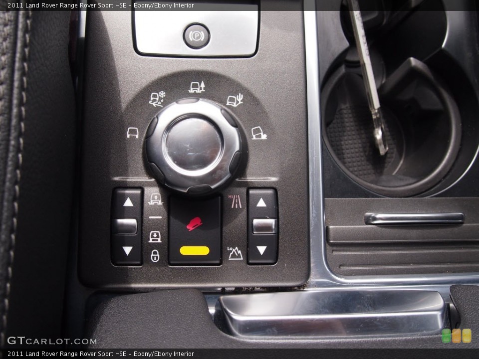Ebony/Ebony Interior Controls for the 2011 Land Rover Range Rover Sport HSE #80194526