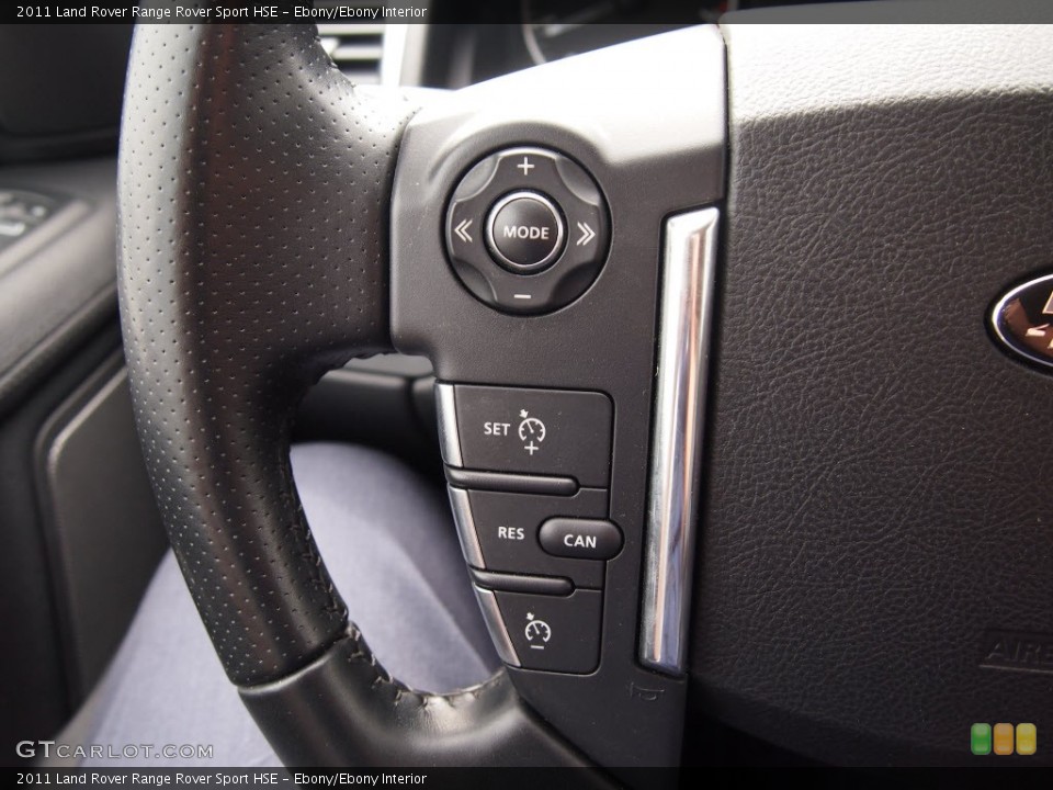 Ebony/Ebony Interior Controls for the 2011 Land Rover Range Rover Sport HSE #80194546