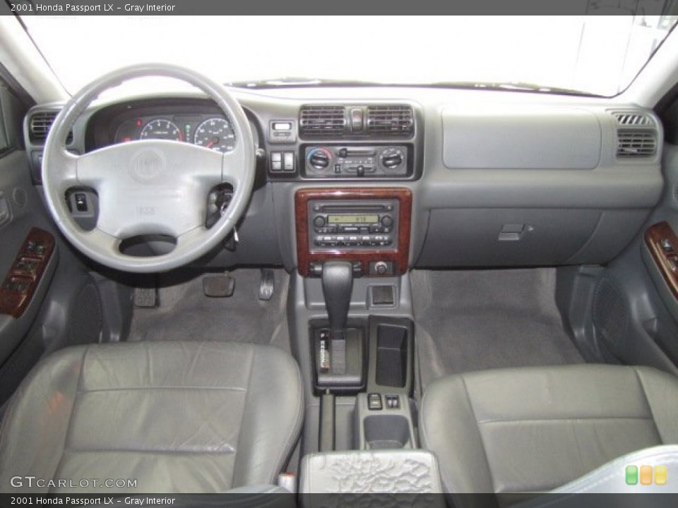 Gray Interior Dashboard for the 2001 Honda Passport LX #80196181