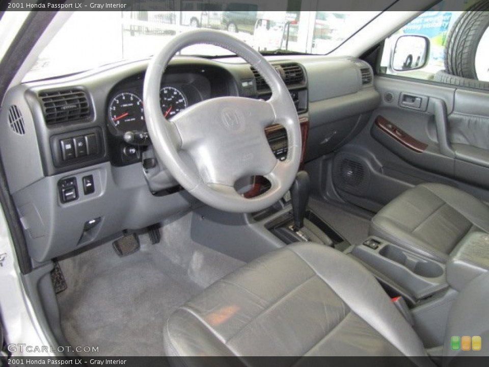 Gray 2001 Honda Passport Interiors