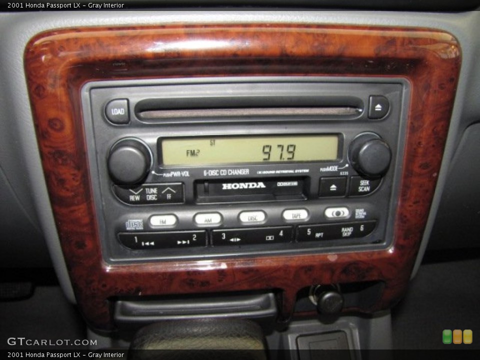 Gray Interior Audio System for the 2001 Honda Passport LX #80196445